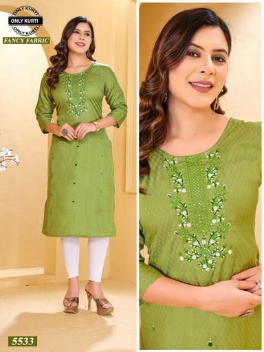 FANCY KURTIS-M SIZE- (10PCS 3800)