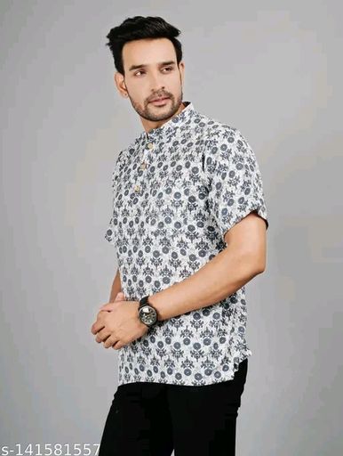 cotten printed half kurta