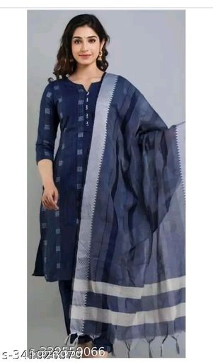 kurti and pant set with dupatta