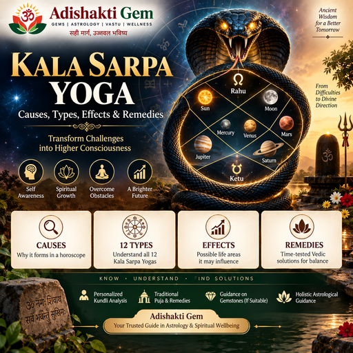 Kala Sarpa Yoga: Causes, Types, Effects & Remedies | Adishakti Gem