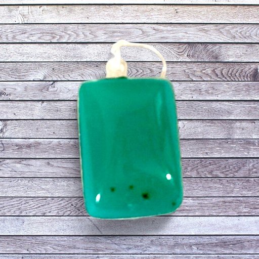Natural Green Hakeek Gemstone Pendant | ग्रीन हकीक लॉकेट | मिथुन एवं कन्या राशि के लिए पारंपरिक राशि रत्न