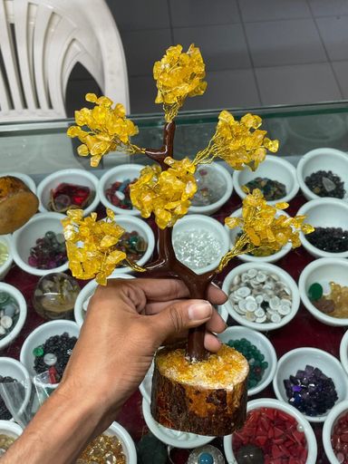 Citrin Crystal Tree For Financial Success