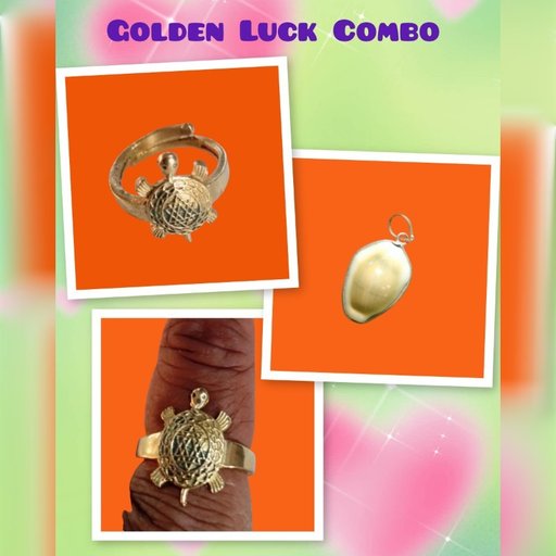 Goldan Luck Combo - Tortoise Ring & Pili Kodi 