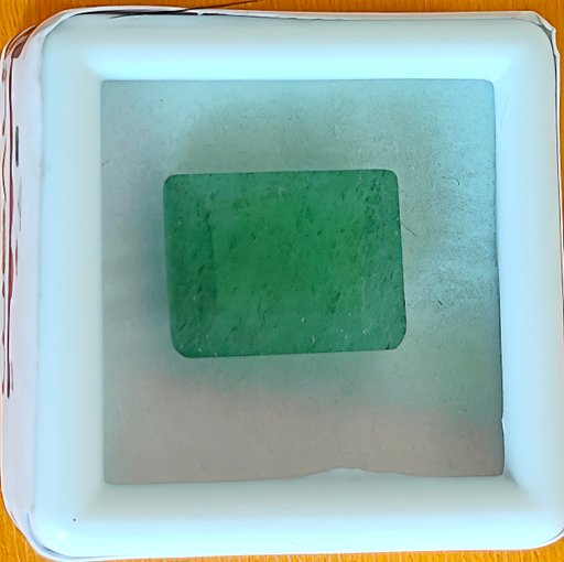 NATURAL GREEN AMANTURION 6.45 ct