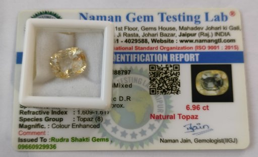 Natural Topaz 6.96ct