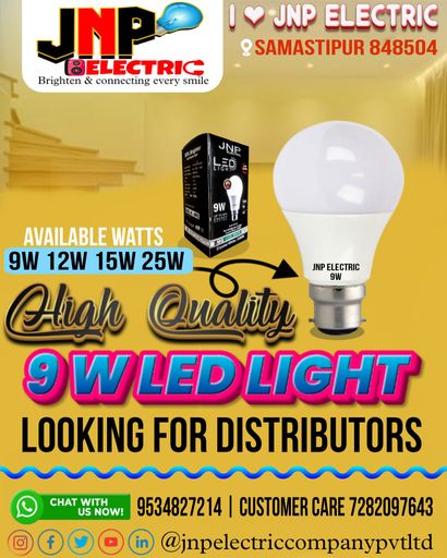9 W LED LIGHT JNP ELECTRIC BRAND 