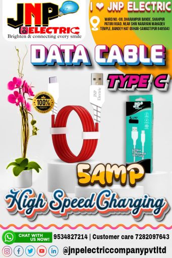Super FAST DATA CABLE JNP ELECTRIC BRAND 