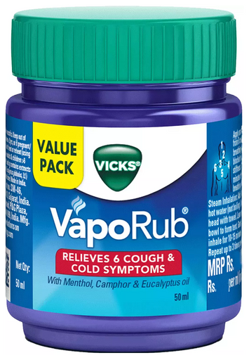 Vicks Vaporub 50ml Relief From Cold CoughHeadache And Body Pain