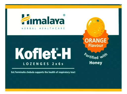 Koflet H Orange Flavour Strip of 6 Lozenges