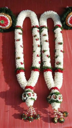 Kalyana Maalai Set White 