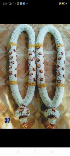 Kalyana Maalai Set White 