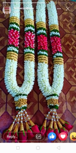 Kalyana Maalai Set White 