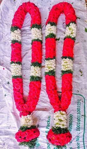 Kalyana Maalai Set Rose 