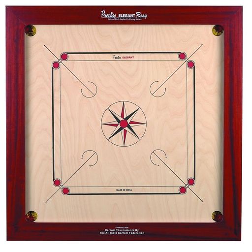 Carrom Board Precise Elegant Rosy