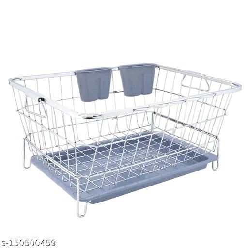 LIMETRO STEEL Stainless Steel Dish Drainer Rack with Drip Tray