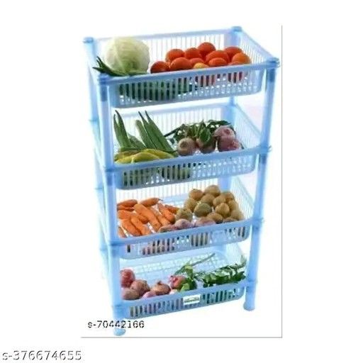 ARISERS 4-Tier Multipurpose Basket Stand