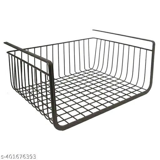 Sonam Handicraft Metal Under Shelf Basket Wire Rack for extra cabinet