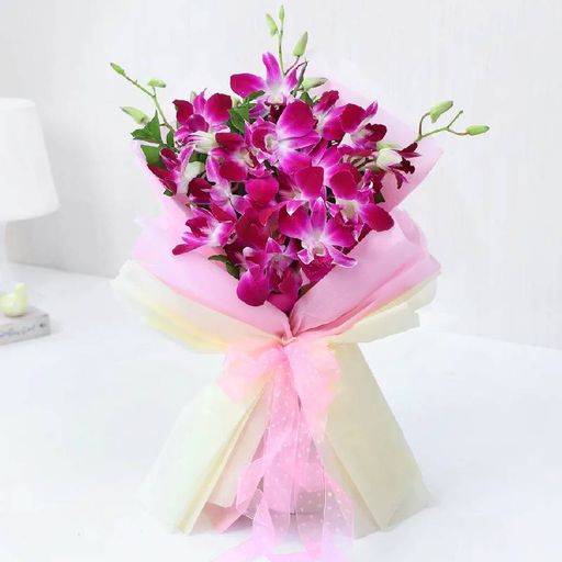 Stunning Purple Orchid Bunch