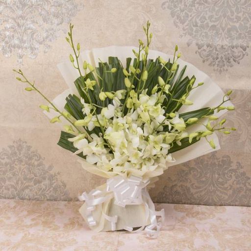 White Orchid Bouquet 