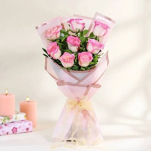 Pink Roses Bouquet