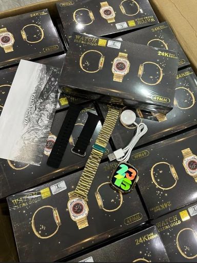 smart watch 24 carat gold