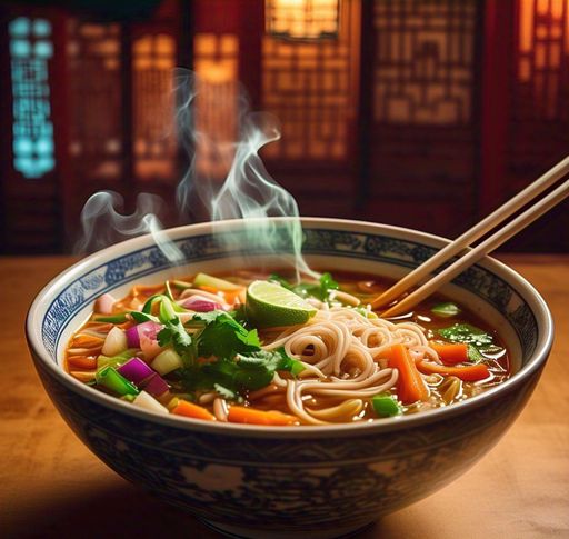 Veg Noodles Soup 
