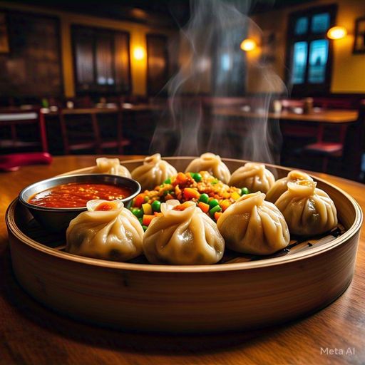 Veg Momo ( 6 Pcs)
