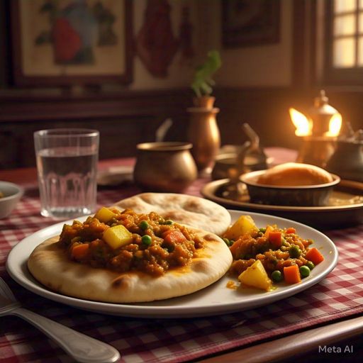 Butter Naan ( 2 Pcs ) 