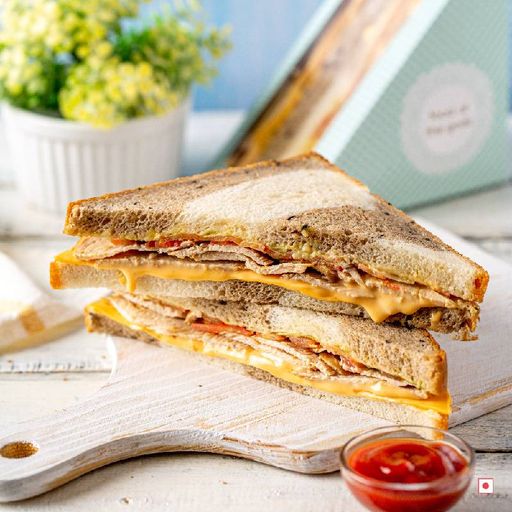 Roasted Chicken & Mustard Sandwich