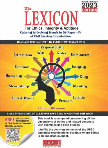 The LEXICON For Ethics, Integrity & Aptitude | 2023 Edition  (Paperback, Chronicle)
