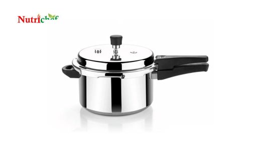 Nutrichef Premium 5 Litres Double Safety Valve Pressure cooker (Aluminium)