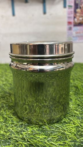 Damru Stainless Steel Box No 3