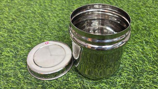 Damru Stainless Steel Box No 4