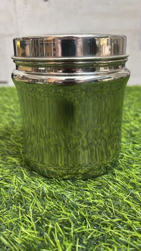 Damru Stainless Steel Box No 7