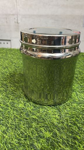 Damru Stainless Steel Box No 8