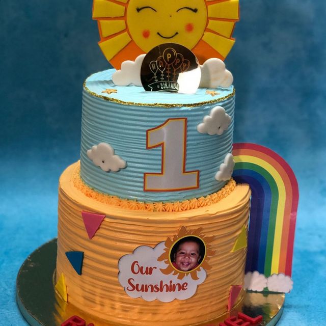 Sunshine theme cake