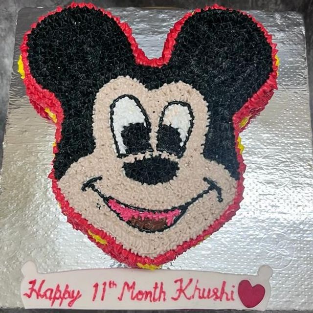 Mickey Mouse theme cake,