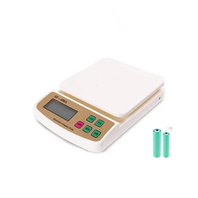 SF400A Kitchen Weighing Scale 10kg ,AA Battery Operated  