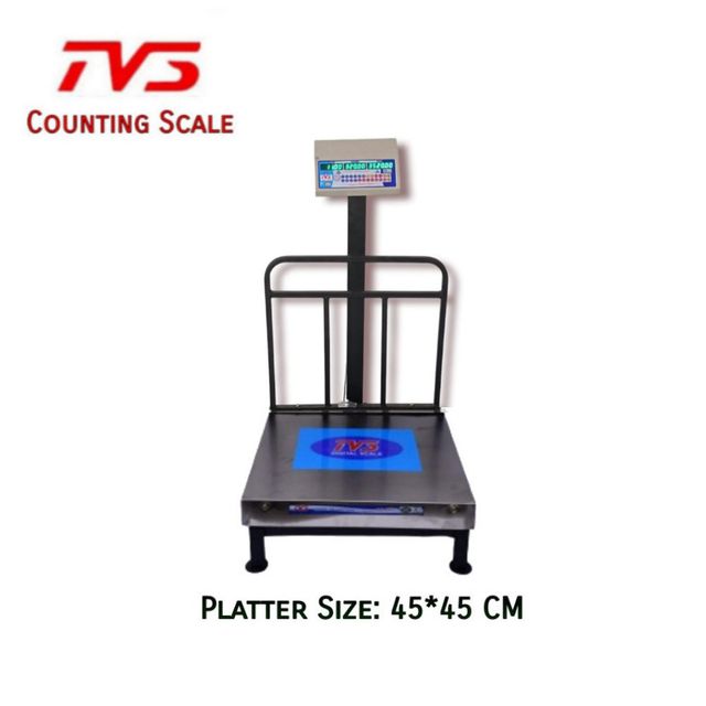 TVS Counting  Scale 150kg SS Platter Size 45*45 CM