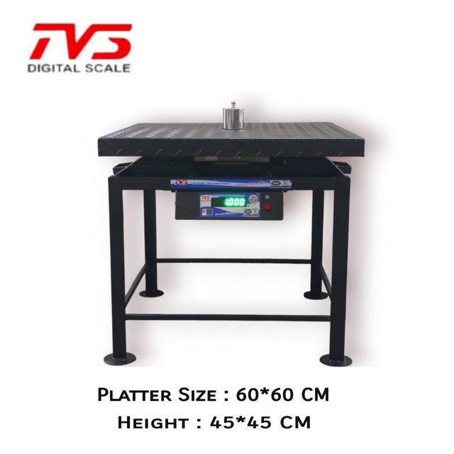 TVS Heavy duty Platform Weighing Scale 500kg Customize Design 