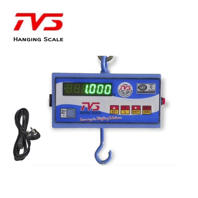 TVS Hanging Scale 100kg Capacity,  hook type Weight Machine