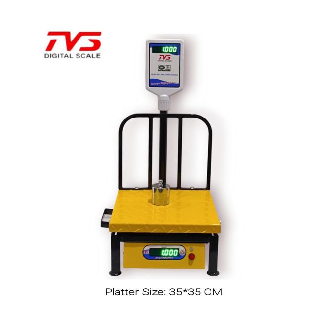TVS Heavy-Duty 100 kg Industrial And  Shop Weighing Scale