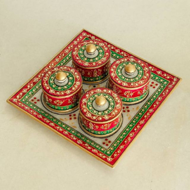 MEENAKARI DRY FRUIT HOLDER