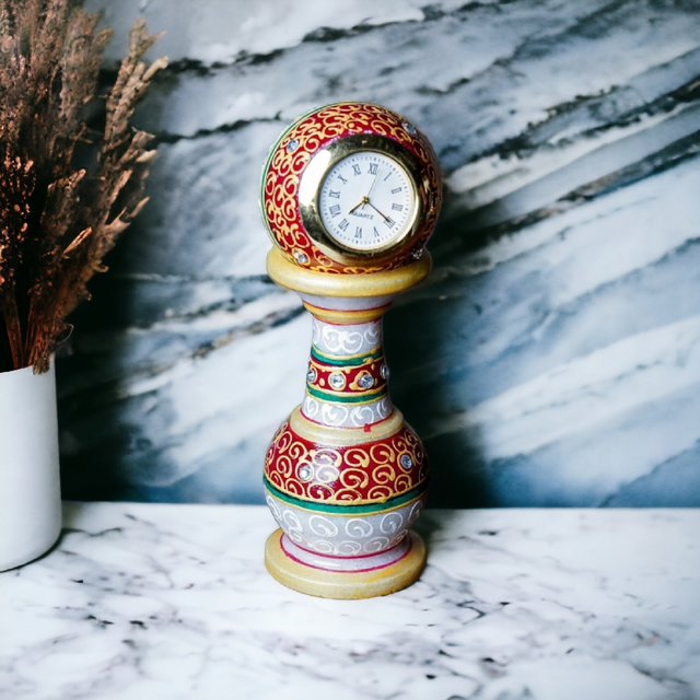 Marble Ball watch with pedestal 