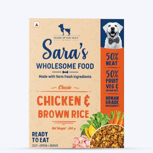  Siri's Wholesome Food - Classic Chicken And Brown Rice Dog Wet Food (300gm Pack)