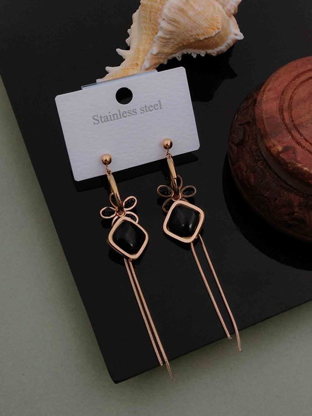 Elegant Korean Style Drop Earrings