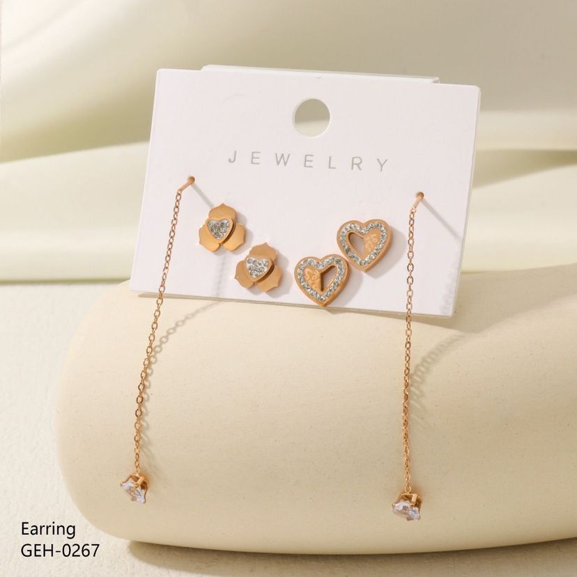 Trio Dazzle Earring Set