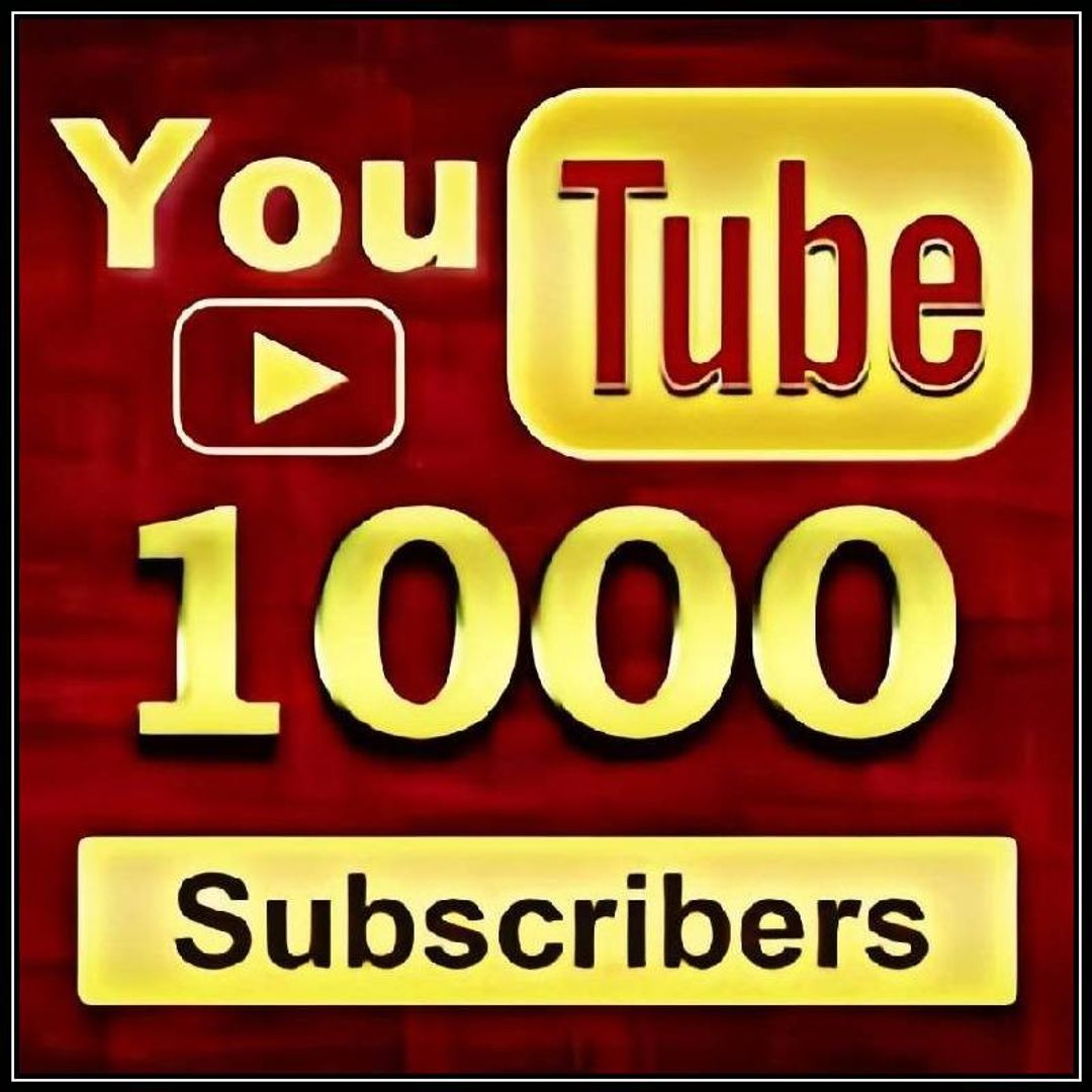1k YouTube Subscribers Permanent Gurantee