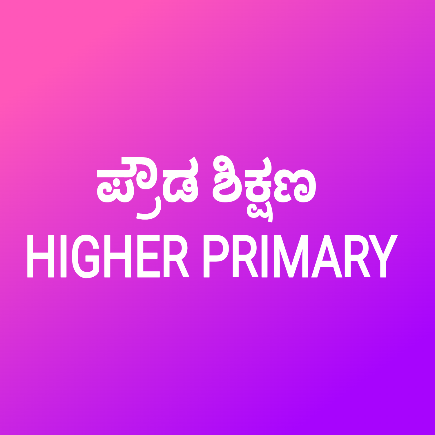 V-BOOK HOUSE | HIGHER PRIMARY
