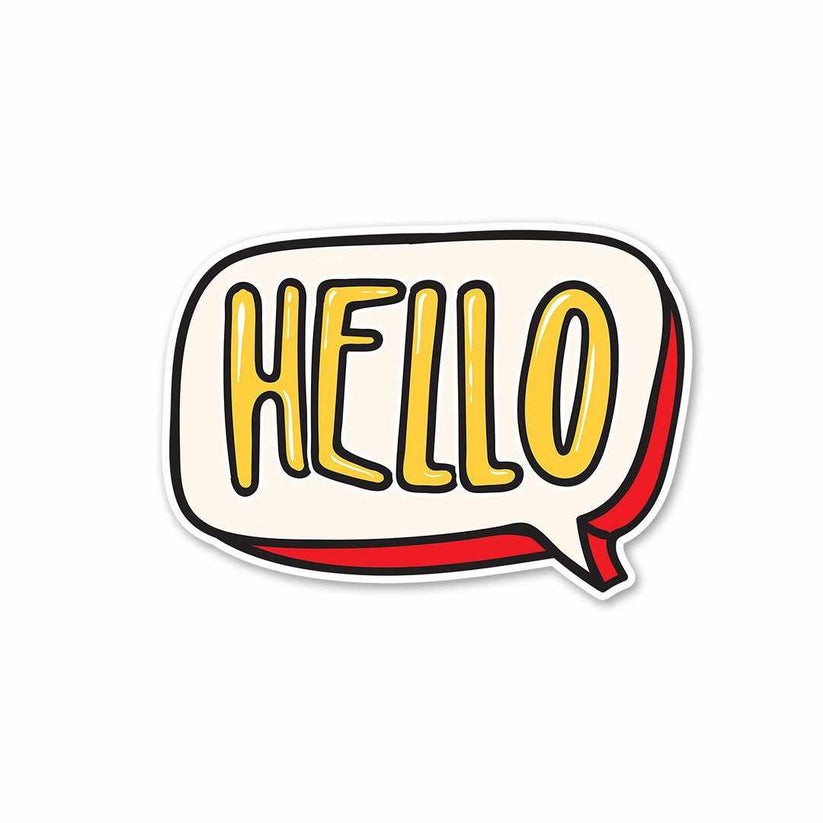 Hello Sticker